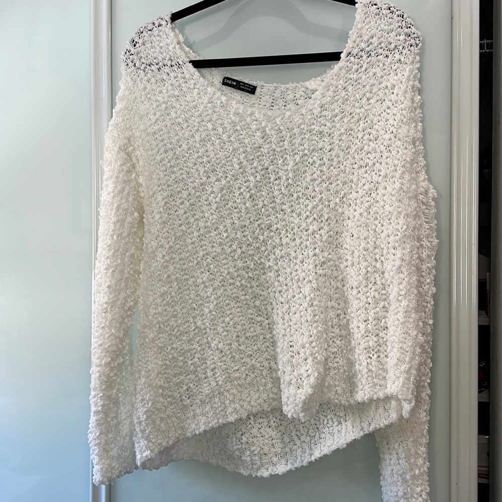 Off white knit sweater